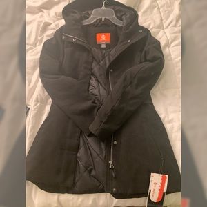 NEW Merrell Medium Haven Cinched Winter Jacket Black